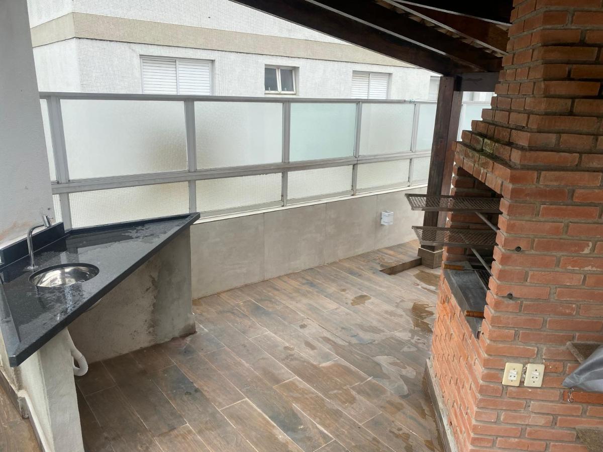 Cobertura Guarujá Apto com Jacuzzi e Churrasqueira Exterior foto