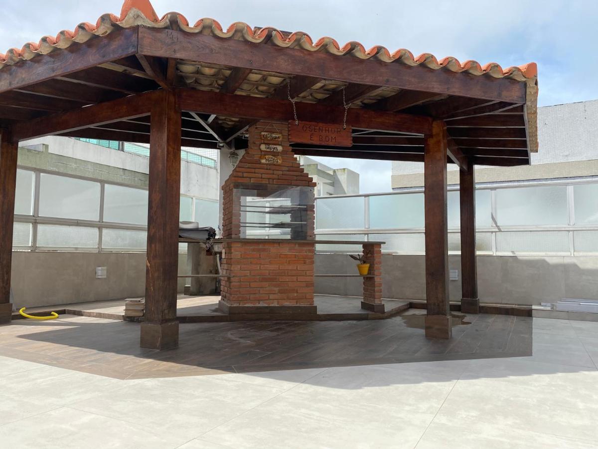 Cobertura Guarujá Apto com Jacuzzi e Churrasqueira Exterior foto