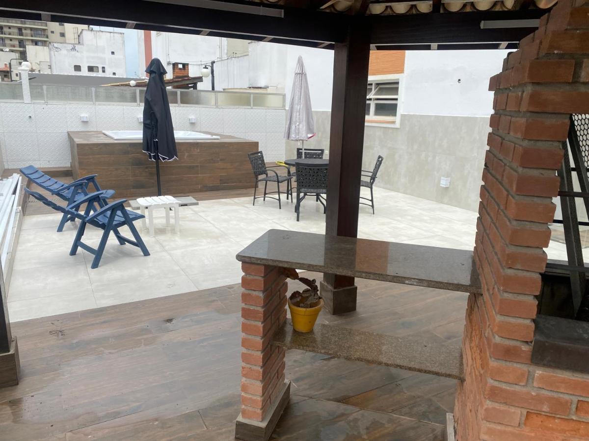 Cobertura Guarujá Apto com Jacuzzi e Churrasqueira Exterior foto