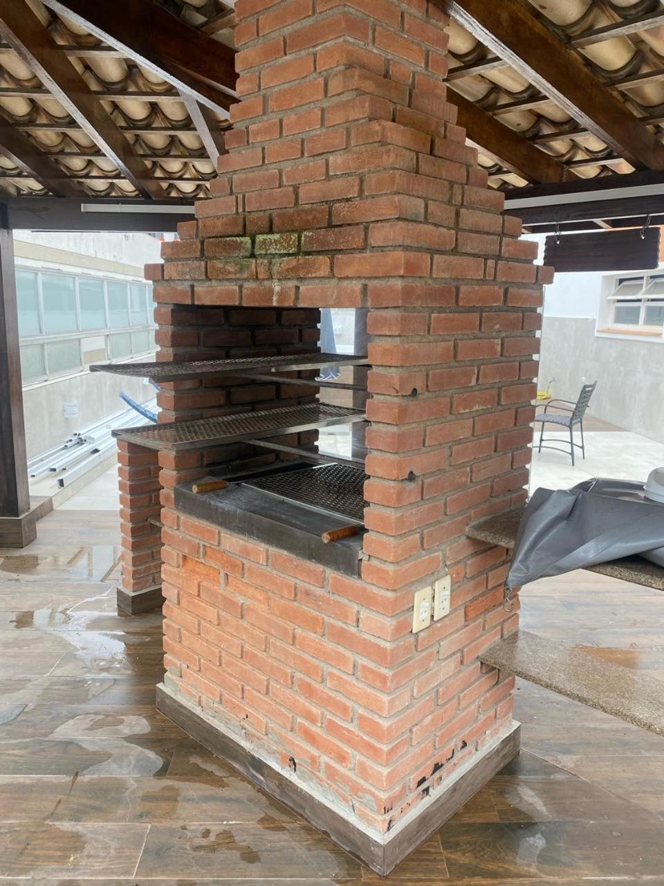 Cobertura Guarujá Apto com Jacuzzi e Churrasqueira Exterior foto